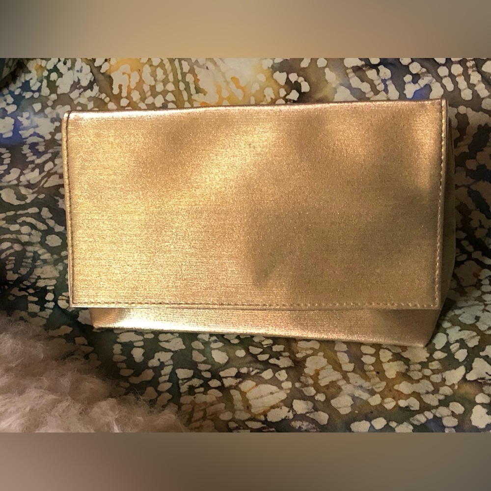 COSMETICS BAG- pure gold